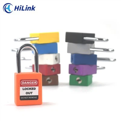 Orange Steel Shackle Loto Padlock